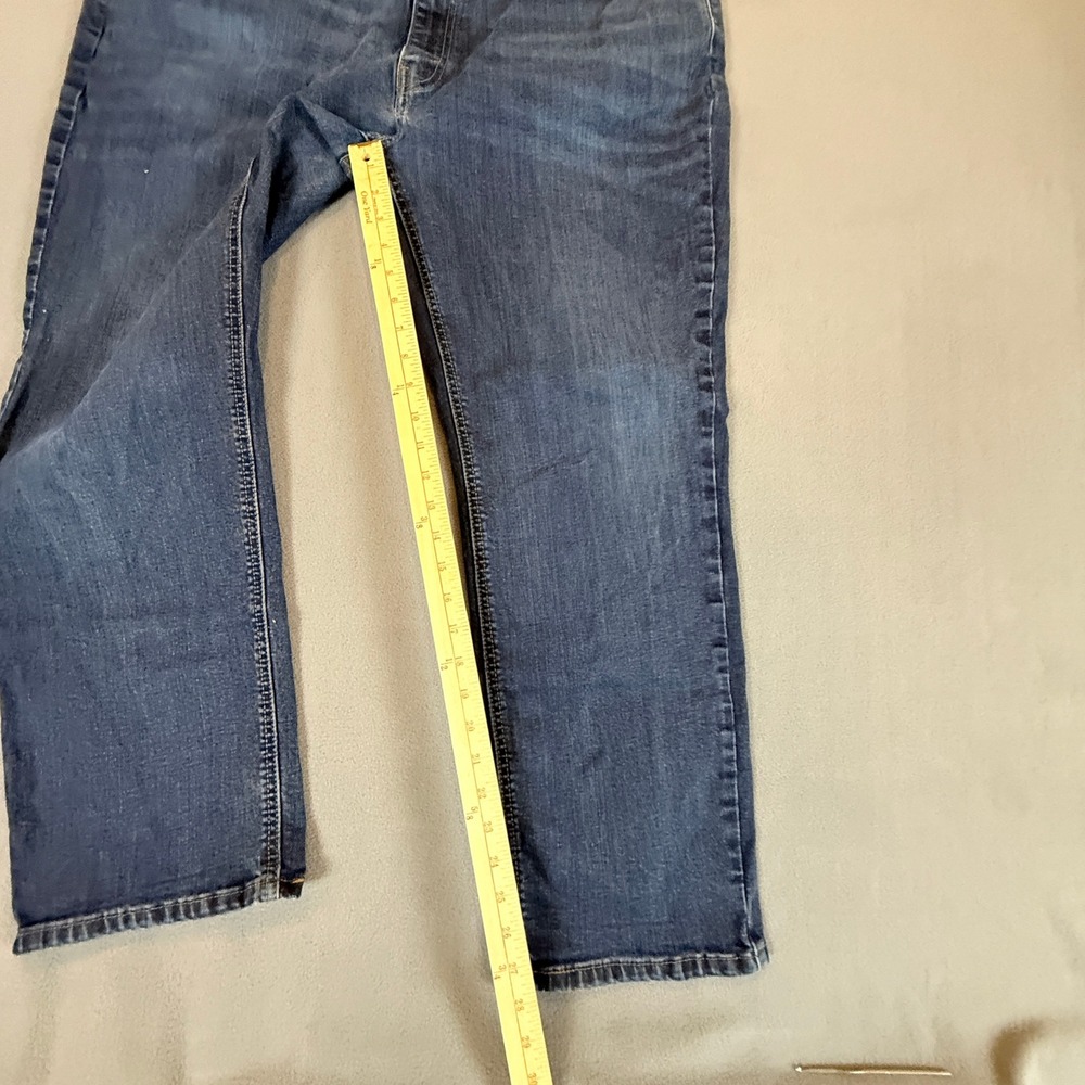 Levi's 541 Jeans Mens 43x8 Dark Wash Blue Denim Rugged Athletic Fit - Picture 3 of 13